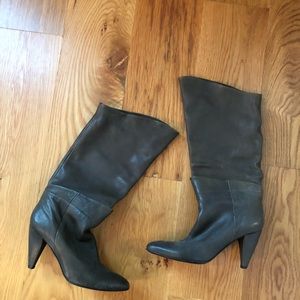 Belle by Sigerson Morrison gray leather boot sz 7